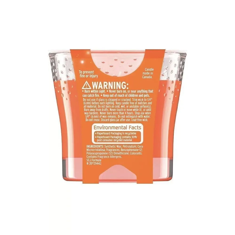 Glade Candle Jar, Air Freshener, Pumpkin Spice Things Up, 3.4 Oz
